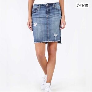 Kut from the Kloth Connie Hi-Low Skirt